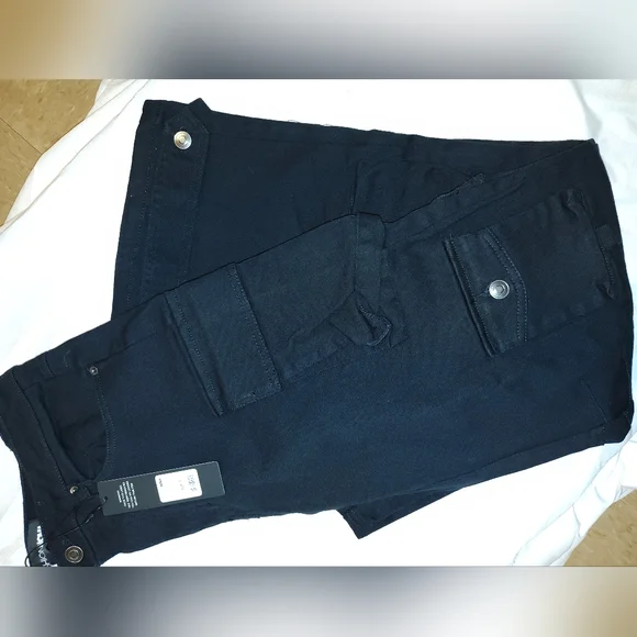 Black Cargo Pants - Picture 2 of 4